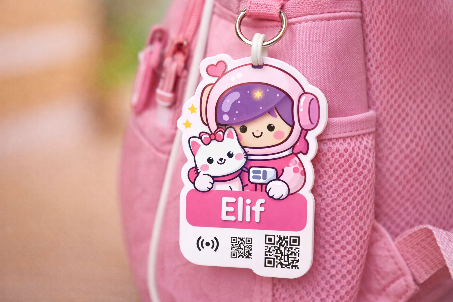KidSafe NFC Çanta Etiketi